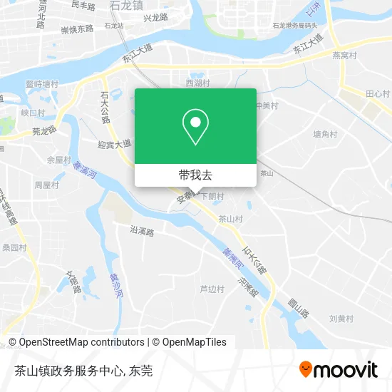 茶山镇政务服务中心地图