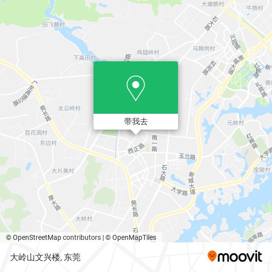 大岭山文兴楼地图