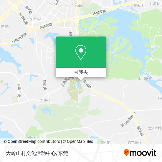 大岭山村文化活动中心地图