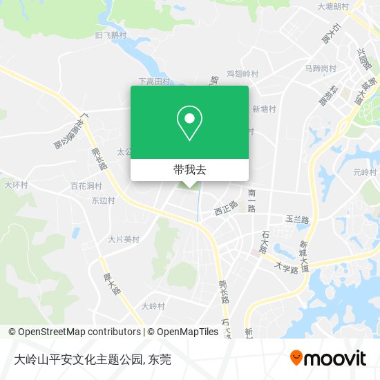 大岭山平安文化主题公园地图