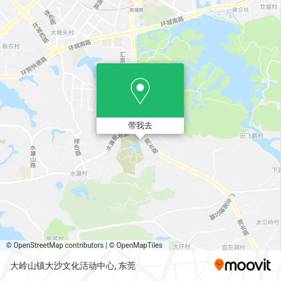 大岭山镇大沙文化活动中心地图