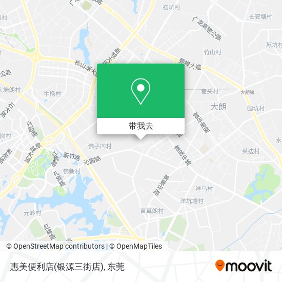 惠美便利店(银源三街店)地图