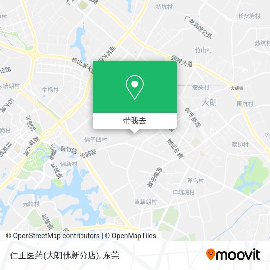 仁正医药(大朗佛新分店)地图