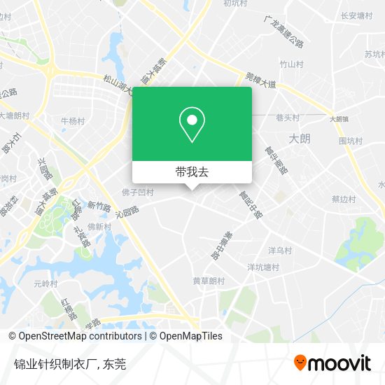 锦业针织制衣厂地图
