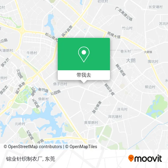 锦业针织制衣厂地图