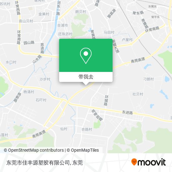东莞市佳丰源塑胶有限公司地图