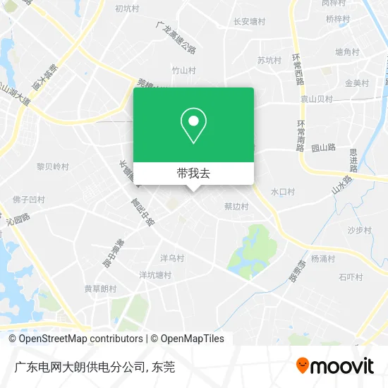 广东电网大朗供电分公司地图