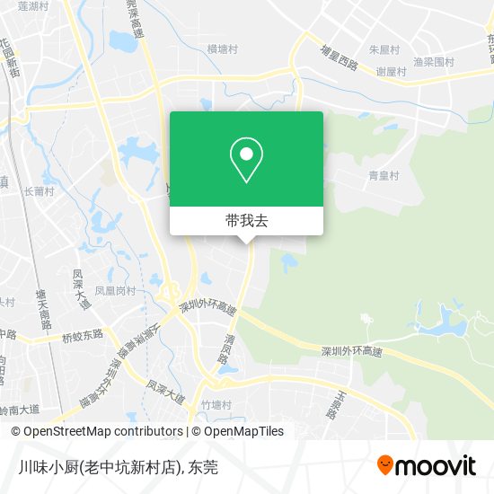 川味小厨(老中坑新村店)地图