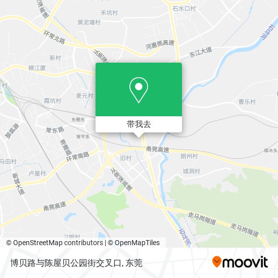 博贝路与陈屋贝公园街交叉口地图