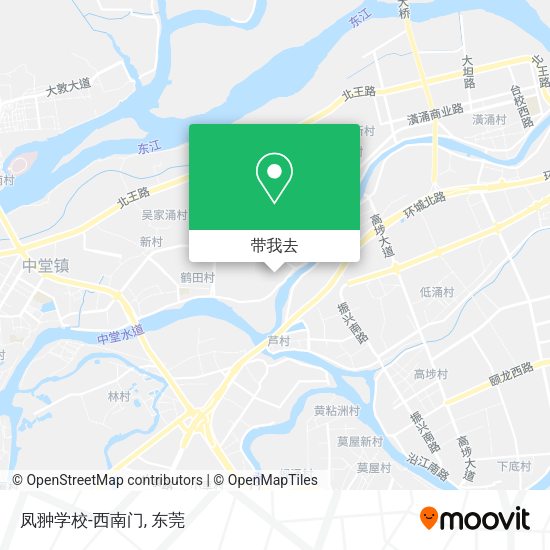 凤翀学校-西南门地图