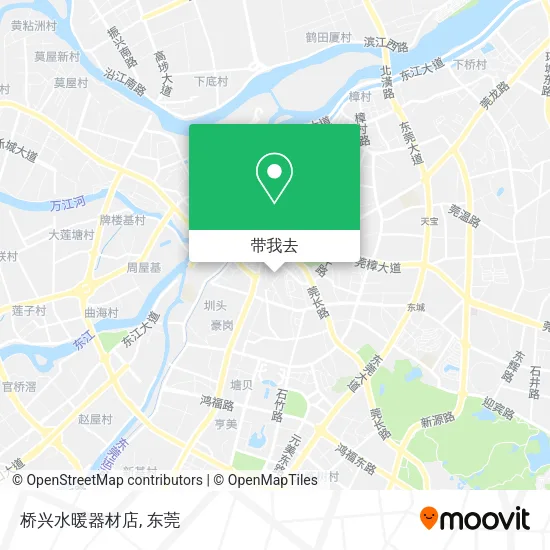 桥兴水暖器材店地图