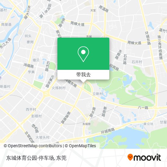 东城体育公园-停车场地图
