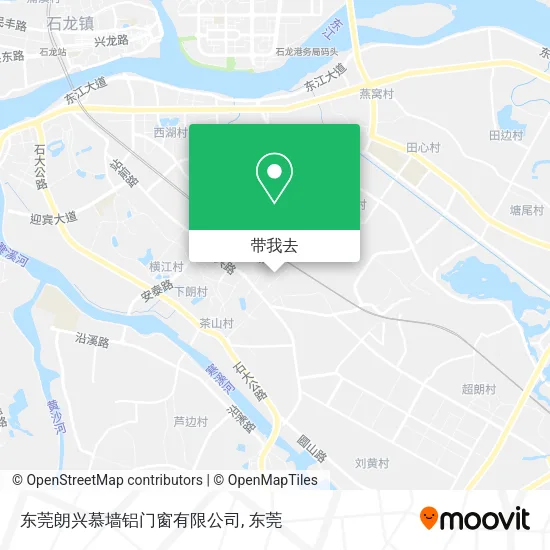 东莞朗兴慕墙铝门窗有限公司地图