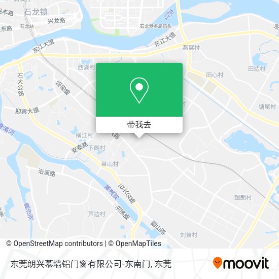 东莞朗兴慕墙铝门窗有限公司-东南门地图
