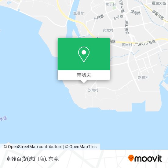卓翰百货(虎门店)地图