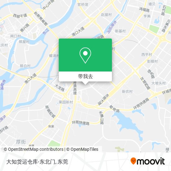 大知货运仓库-东北门地图