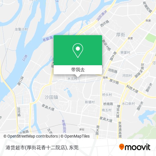 港货超市(厚街花香十二院店)地图