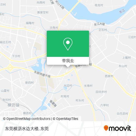 东莞横沥水边大楼地图