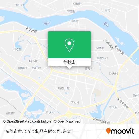 东莞市世欣五金制品有限公司地图