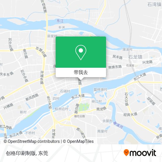 创格印刷制版地图