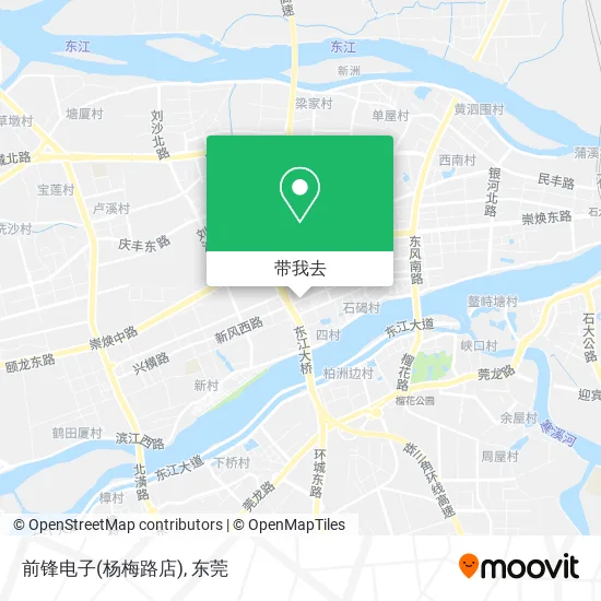 前锋电子(杨梅路店)地图