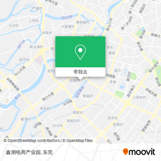 鑫潮电商产业园地图