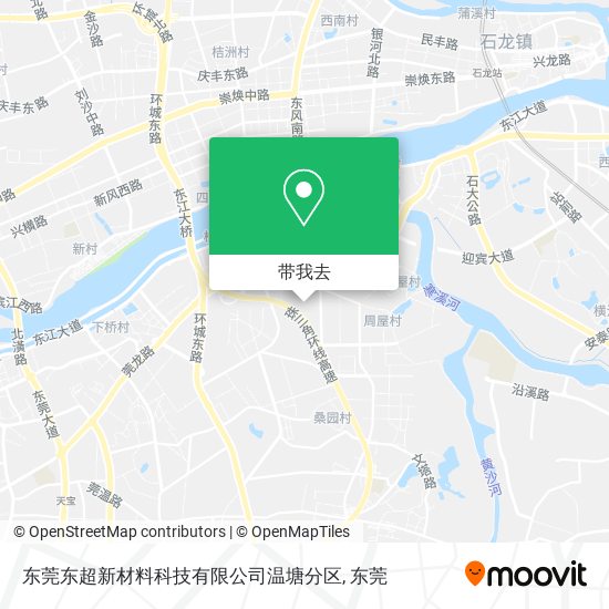 东莞东超新材料科技有限公司温塘分区地图