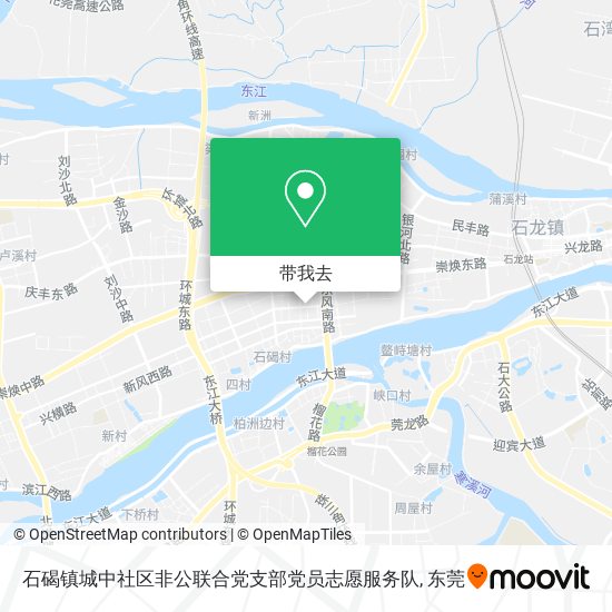石碣镇城中社区非公联合党支部党员志愿服务队地图
