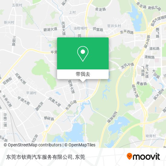 东莞市钦商汽车服务有限公司地图