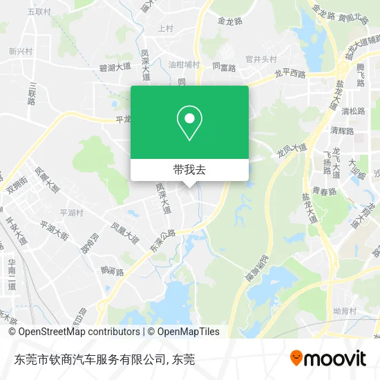 东莞市钦商汽车服务有限公司地图