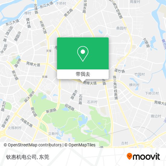 钦惠机电公司地图