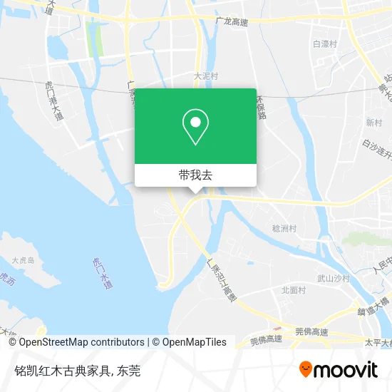 铭凯红木古典家具地图