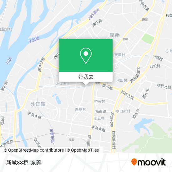 新城88桥地图