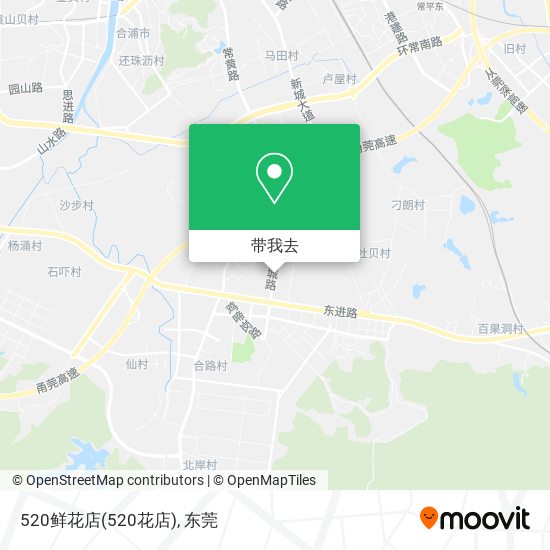 520鲜花店(520花店)地图