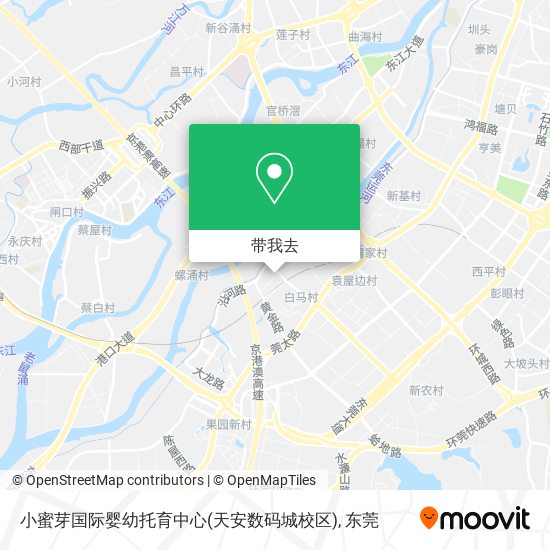 小蜜芽国际婴幼托育中心(天安数码城校区)地图