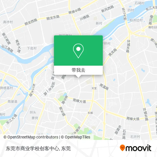 东莞市商业学校创客中心地图
