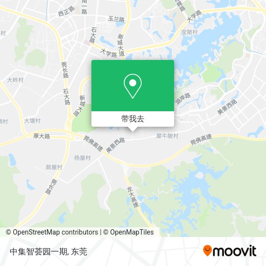 中集智荟园一期地图