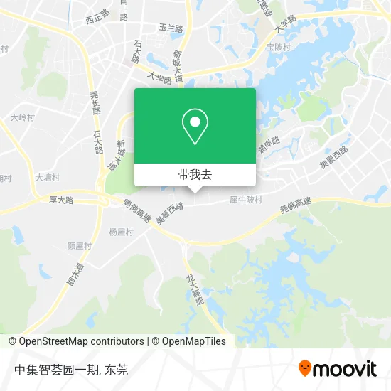 中集智荟园一期地图
