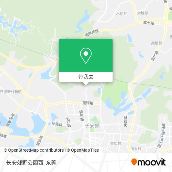 长安郊野公园西地图