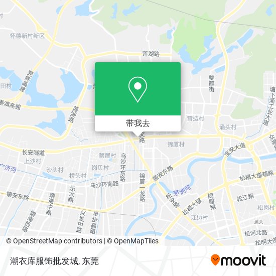 潮衣库服饰批发城地图