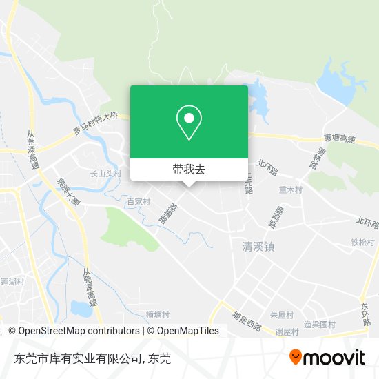 东莞市库有实业有限公司地图