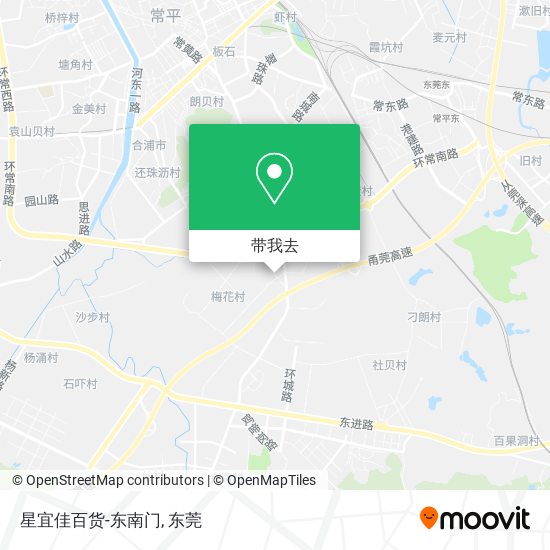 星宜佳百货-东南门地图