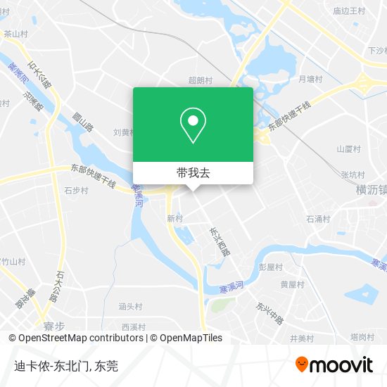 迪卡侬-东北门地图