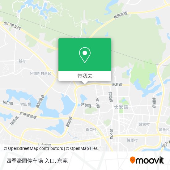 四季豪园停车场-入口地图