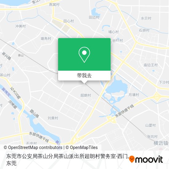 东莞市公安局茶山分局茶山派出所超朗村警务室-西门地图