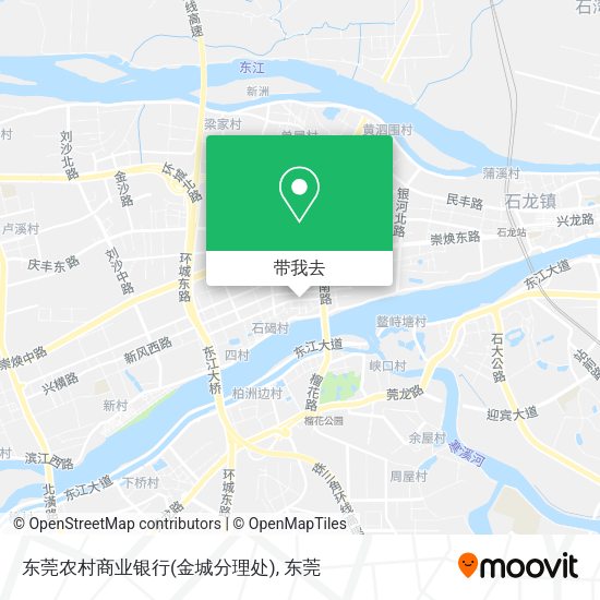 东莞农村商业银行(金城分理处)地图