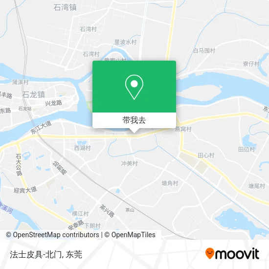 法士皮具-北门地图