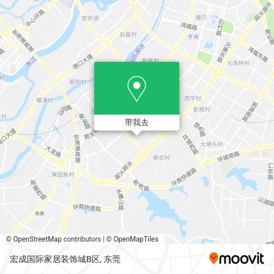 宏成国际家居装饰城B区地图