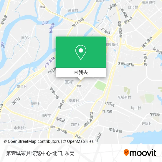 第壹城家具博览中心-北门地图