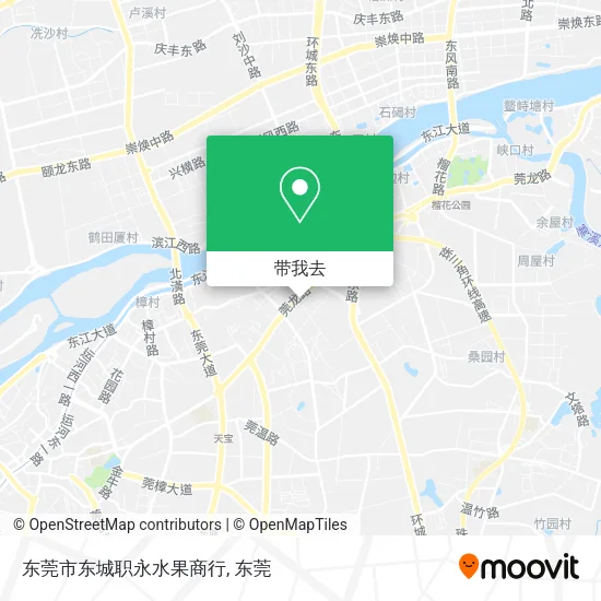 东莞市东城职永水果商行地图